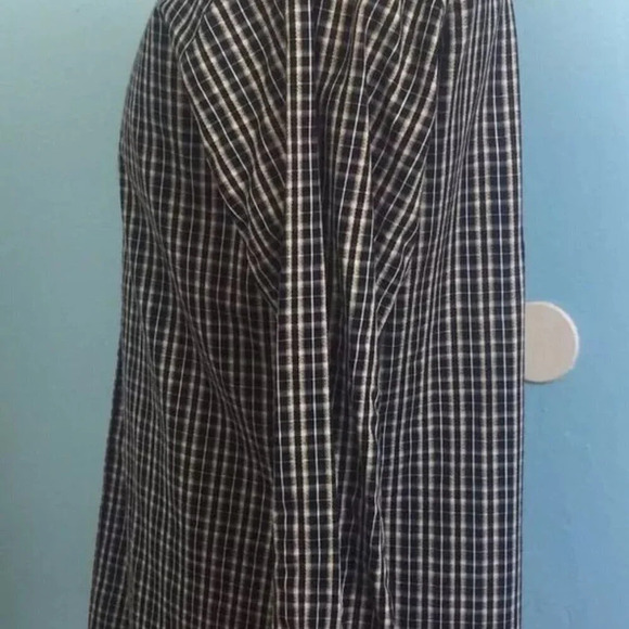 PRONTO UOMO Men Long Sleeve Button Down Plaids 100% Cotton Dress Shirt Sz Large - Picture 3 of 9